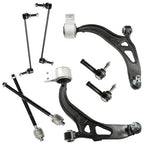 8Pc For Ford Explorer Front Control Arm Ball Joint Bushing Tie Rod Sway Link Kit