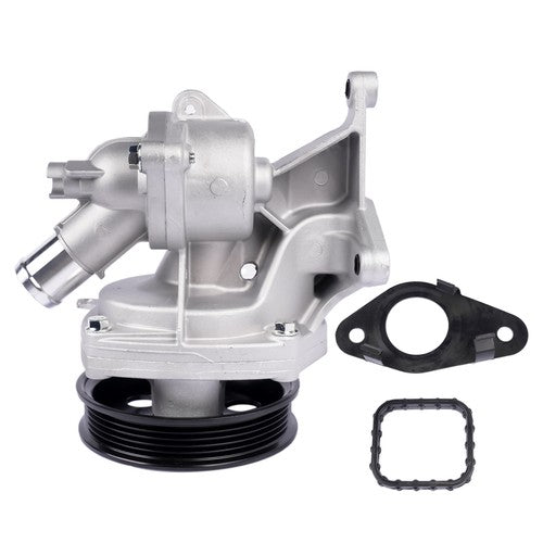 Engine Water Pump w/ Thermostat for Chevrolet Malibu Traverse GMC Canyon Terrain
