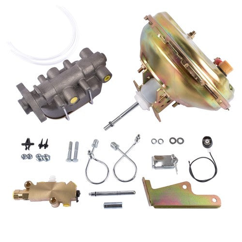 For Chevy Camaro 67-69 Brake Booster w/ Disc Drum Proportioning Valve Cylinder
