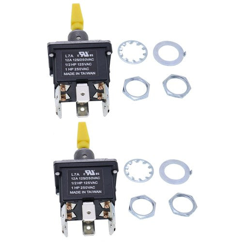 2X FOR JLG Part# 4360331 TOGGLE SWITCH