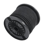 3/8in×250ft Nylon Solid Braid Rope High UV Abrasion Resistance Industrial Black