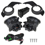 Fog Lamps Lights Bezel Wire Switch Kits for Toyota 4Runner TRD SR5 2014 2021