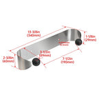 Paper Towel Holder Under Cabinet Wall Mount Roll Rack for Kitchen Bathroom