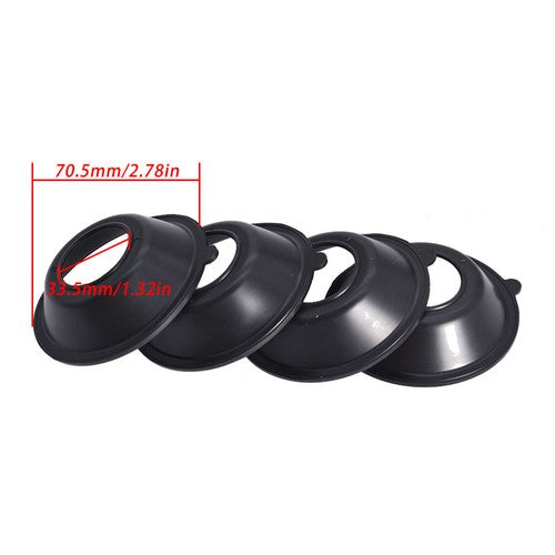 2PCS Carburetor Slide Diaphragms For Honda Shadow VT750 1998-2007 Carb