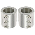 2PCS 1.625 Inch OD Size Roll Cage Mounts Split Collar Tube Clamps