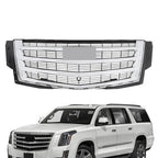 Front Bumper Grille Plastic Chrome Fit For Cadillac Escalade 2015-2020