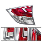Right Tail Light Fit For Nissan Rogue 2014-2016 Lamp RH LED Clear&Red Lens Rear