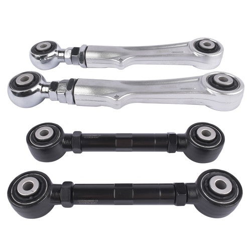 2x Rear Camber Arms + 2x Toe Arms Kit Adjustable for Tesla Model X / S 2013-2020