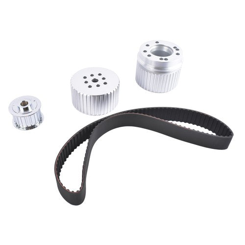 Billet Aluminum Gilmer Belt Drive Pulley Kit for Chevy BBC 396 427 454 SWP/LWP