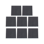 8 Pack 6"x6"x7/8" Anti Vibration Pads with Ribbed Rubber & EVA Core
