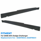 Rocker Panel For Dodge Challenger 08-14 Door Exterior Side Molding Body Trim