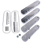 LS Smooth Cast Aluminum Valve Cover w/Coil Mounts Cover for Chevy GM LS Polished