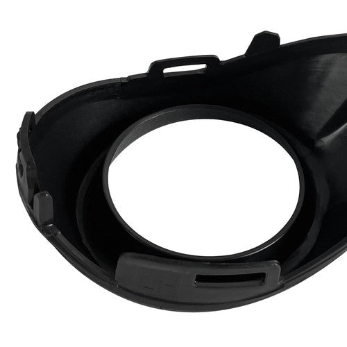 Front Bumper Fog Light Cover Bezels Pair Matte Black for 2012-2014 for Ford Focus