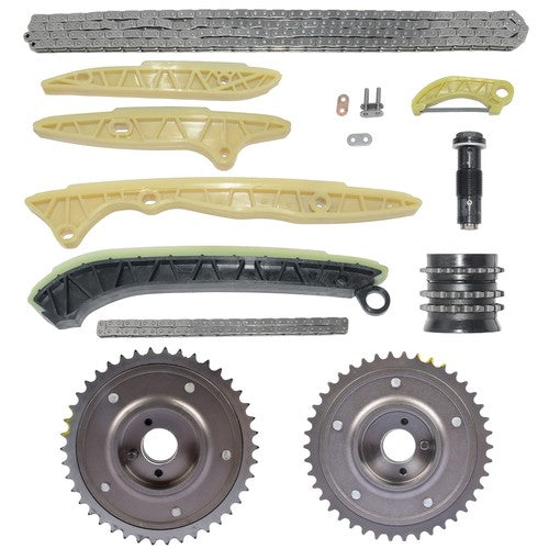 Timing Chain Kit Variable Valve Timing Sprocket for 06-15 Mercedes C300 350 M272