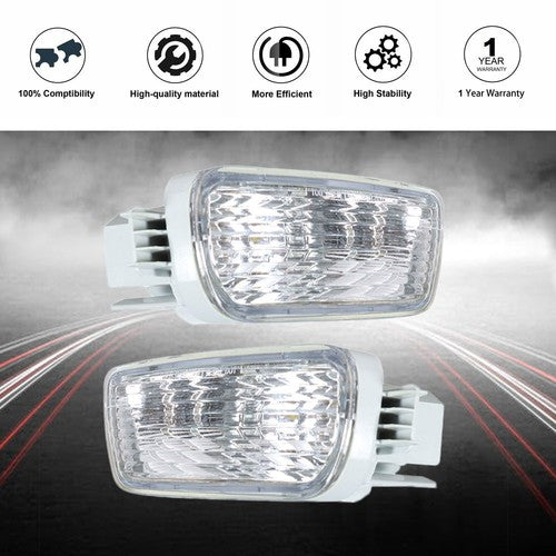 2Pcs Corner Parking Lamp Turn Signals Side Marker Kit For Tacoma Truck 2001-2004