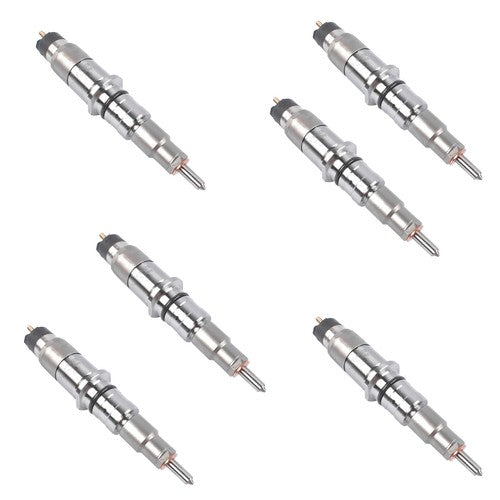 6PCS Fuel Injectors For Komatsu PC200-8 Cummins QSB6.7 QSB5.9 0445120231 5263262
