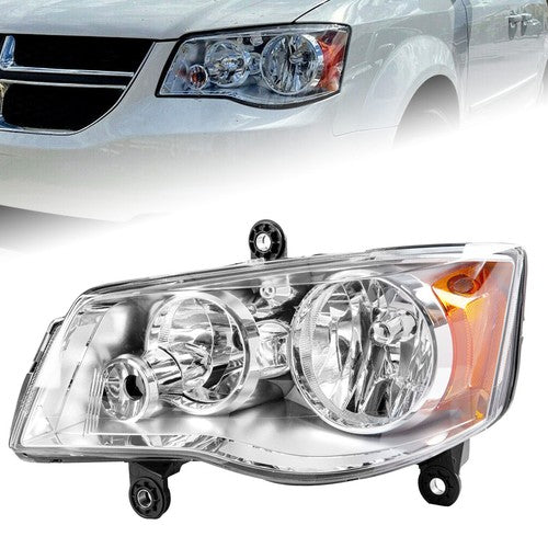 Driver Headlights for 11-20 Dodge Grand Caravan 2008-16 Chrysler Town and Country