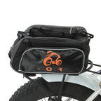 ECOTRIC Cycling Bicycle Rear Rack Bag Waterproof Bike Trunk Pannier Saddle Bag