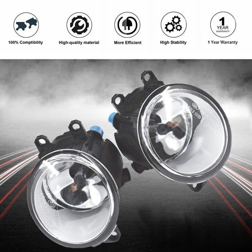 Driver+Passenger Bumper For Lexus RAV4 07-13 Toyota Camry Fog Lights Assembly