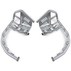 Silver Nerf Bars Peg Heel Guard for Honda TRX 450R 450ER Sportrax