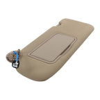 Beige Plastic Driver Side Sunvisor With Lights And Mirror For 17-22 Honda CR-V