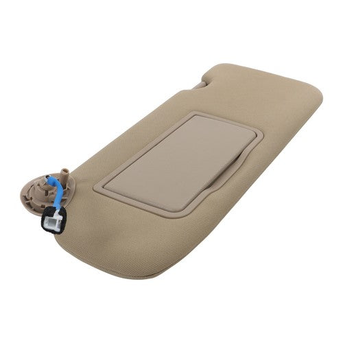 Beige Plastic Driver Side Sunvisor With Lights And Mirror For 17-22 Honda CR-V