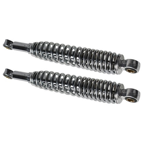 For S65 CL/CT70 XL75 CL/CT/CM/S90 CM91 CT110 Chrome Shocks 335mm (13 1/8")
