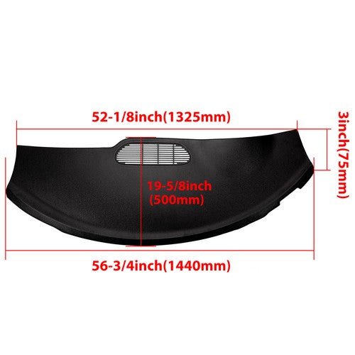 For 1997 1998 1999 2000 2001 2002 Firebird Camaro Molded Dash Cover Cap Skin BLK