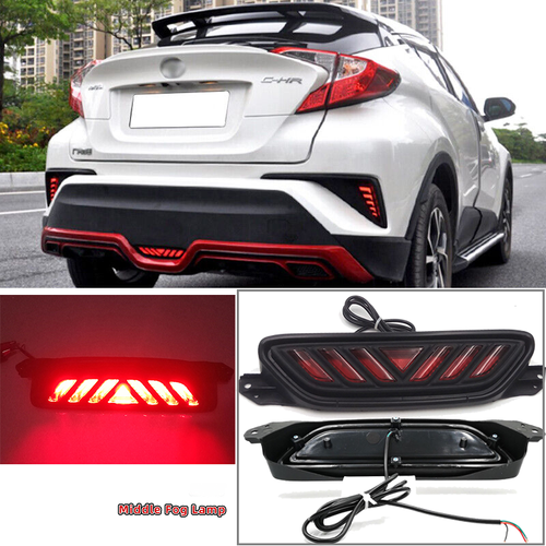 Rear Bumper LED 3RD Tail Brake Lamp for 2016-2021 for Toyota CHR