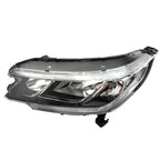 Halogen W/DRL For Honda CR-V 2015-2016 Front Black Headlight Assembly Driver/LH