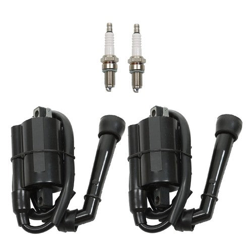 2 x Ignition Coil Spark Plug For Suzuki VS700 1886-1887 VS750 88-91 VS800 92-04