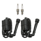 2 x Ignition Coil Spark Plug For Suzuki VS700 1886-1887 VS750 88-91 VS800 92-04