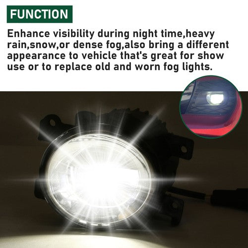 Front Left Side Fog Light Bumper Mounted Lamp For Infiniti Q50 QX60 QX80 14-20