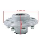 Pre-Assembled 8-Lug 6.5" Galvanized Trailer Hub Kit Fit For 7,000lb #42 Trailer