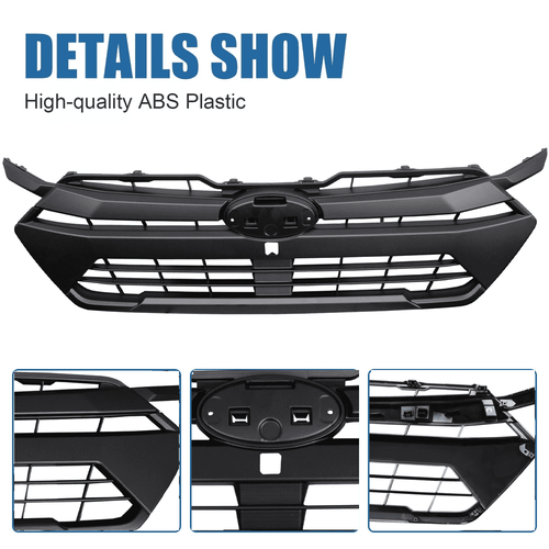 ZZ2V00599 Front Bumper Upper Grille Matte Black for 2024-2025 for Subaru Crosstrek