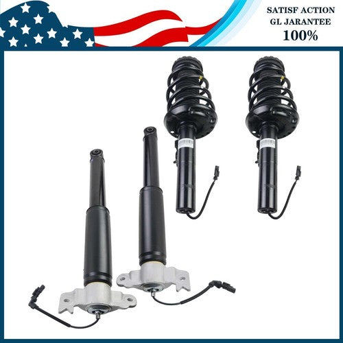 4X Front Rear Suspension Shock Struts W/Electric Fits Cadillac XTS 2013-2019