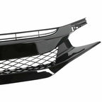 Front Grille for Honda Civic 2019-2021 2020 Coupe Sedan Type R Style Black Mesh