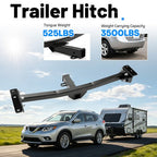 Class 3 Trailer Hitch Tow 2 Inch Receiver Powder Coated For Nissan Rogue 08 2020