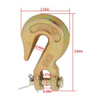 10 Pack 5/16 Inch G70 Clevis Grab Hooks Chain Hooks - 5400lbs Working Load Limit