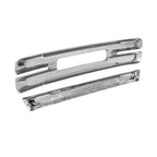 Front Grille Covers Grill Overlay Chrome for GMC Sierra 1500 SLT AT4 2019-2022