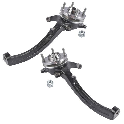 2Pcs Front Steering Knuckle Wheel Hub Bearing Assys For Hyundai Sonata 2002-2005
