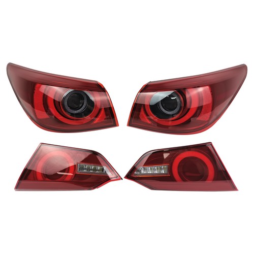 400R Style LED Tail Lights Turn Signal for 2014-2017 for Infiniti Q50 V37