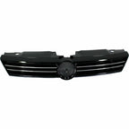Front Bumper Gray Grille W/Chrome Trim for 2011-2014 for VW for Volkswagen Jetta