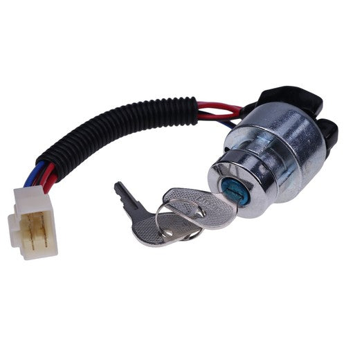 Ignition Switch w/2 Keys TC020-31820 For Kubota L3000F M6800 M4900 B2150 BX2200