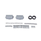 3-11/16" Tall Finned Valve Covers Black for Chevy BBC 396 402 454 502 1965-1995