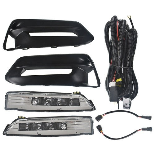 Driver+Passenger Side For Honda Accord 18-19 1.5L 2.0L LED Fog Lamps Assembly