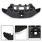 Front Grille & Cover & Fog Light Covers w/Bulbs For 2015-16 Nissan Versa Note SR