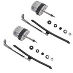 Stainless Windshield Wiper Motor Kit Street Hot Rod Universal Boat For Chevy 12V