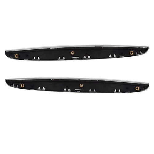 For BMW E90 E91 325i 330i 2x Hood Molding Chrome Right & Left Front Trims Above