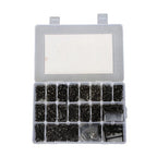 1590-Piece M3 Screw Kit with Hex Button & Socket Head Bolts, Nuts, and Washers
